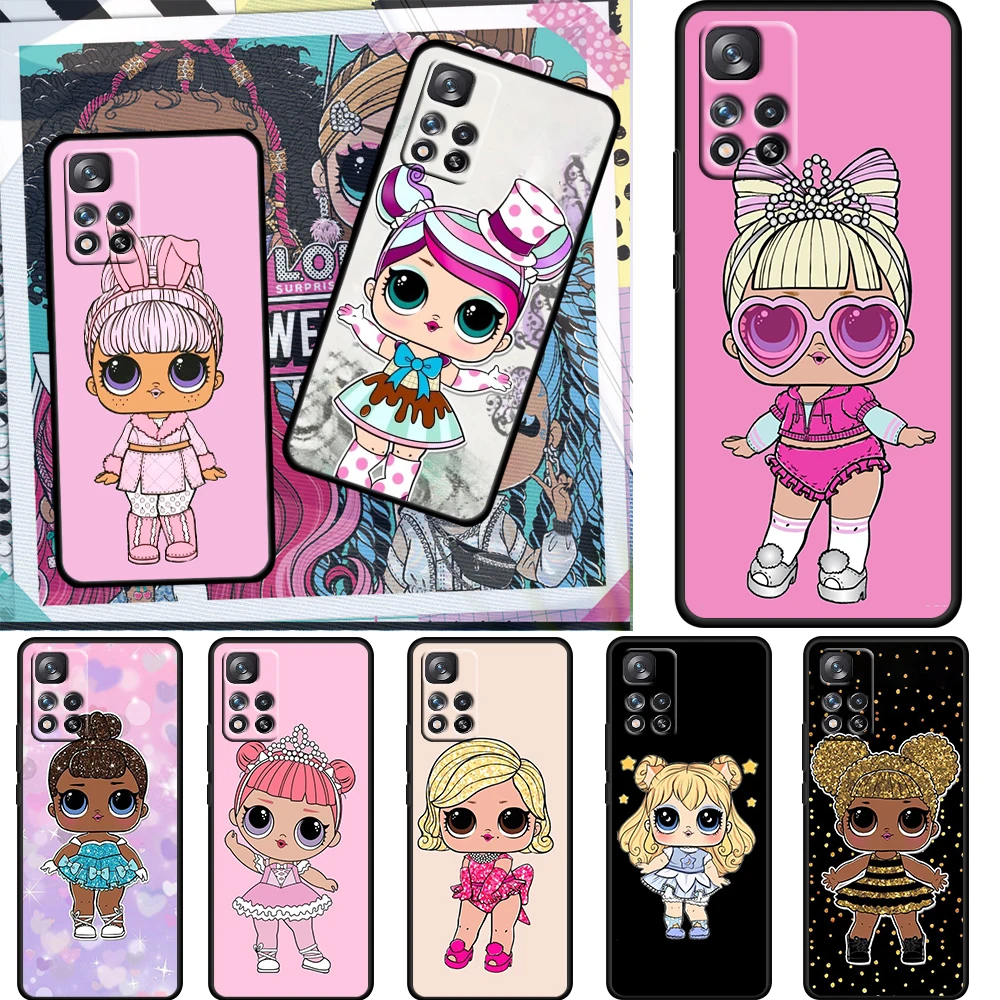 LOL Surprise Doll Cute For Xiaomi Redmi Note 11 10 11T 10S 9 9S 8 7 5G 4G Silicone Soft TPU Black Phone Case Coque Cover Capa
LOL Surprise Doll Cute For Xiaomi Redmi Note 11 10 11T 10S 9 9S 8 7 5G 4G Silicone Soft TPU Black Phone Case Coque Cover Capa