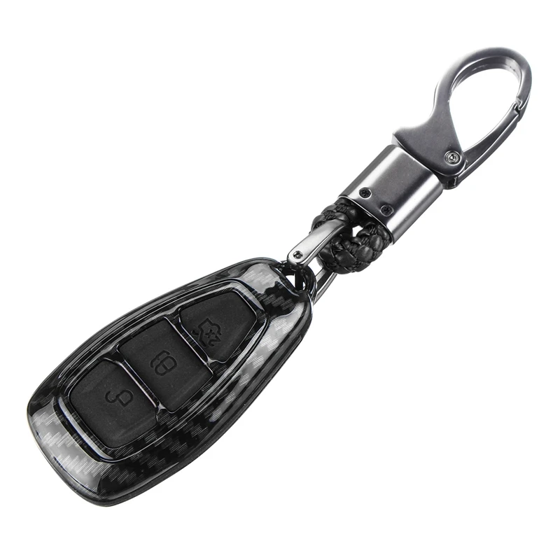Carbon Fiber Remote Control Car Keychain Key Cover Case For Ford Focus MK3 MK4 Kuga escape ecosport New Fiesta Smart Key
Carbon Fiber Remote Control Car Keychain Key Cover Case For Ford Focus MK3 MK4 Kuga escape ecosport New Fiesta Smart Key