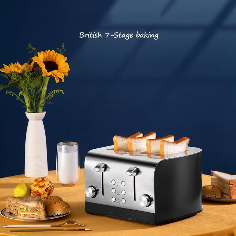 Toaster Home Breakfast Machine Commercial Fully Automatic Heating Double-sided Baking Seventh Gear Temperature Control
Toaster Home Breakfast Machine Commercial Fully Automatic Heating Double-sided Baking Seventh Gear Temperature Control