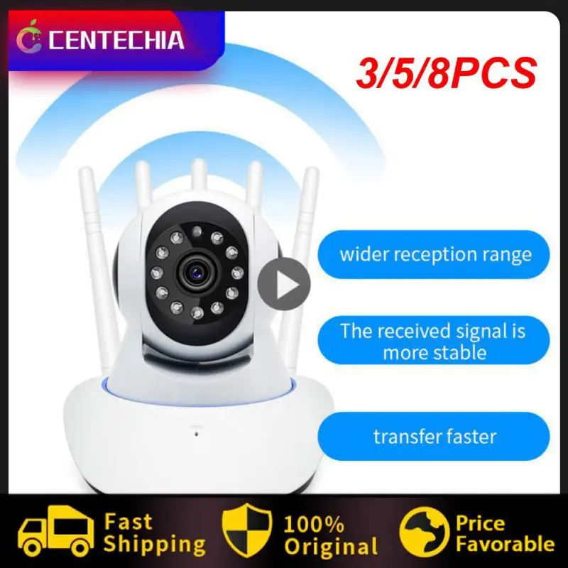 3/5/8PCS Wifi Ip Camera Wifi Connection 5 Antennas Robot Camera 1.3 Mp 1080p Hd Surveillance Camera Smart Home 360 Rotation
3/5/8PCS Wifi Ip Camera Wifi Connection 5 Antennas Robot Camera 1.3 Mp 1080p Hd Surveillance Camera Smart Home 360 Rotation