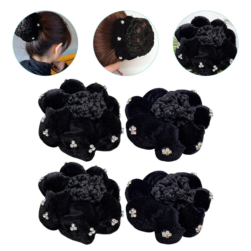4 Pcs Cover Net Women Hair Girls Accessories Bun Nurse Polyester Ballet Accessory
4 Pcs Cover Net Women Hair Girls Accessories Bun Nurse Polyester Ballet Accessory