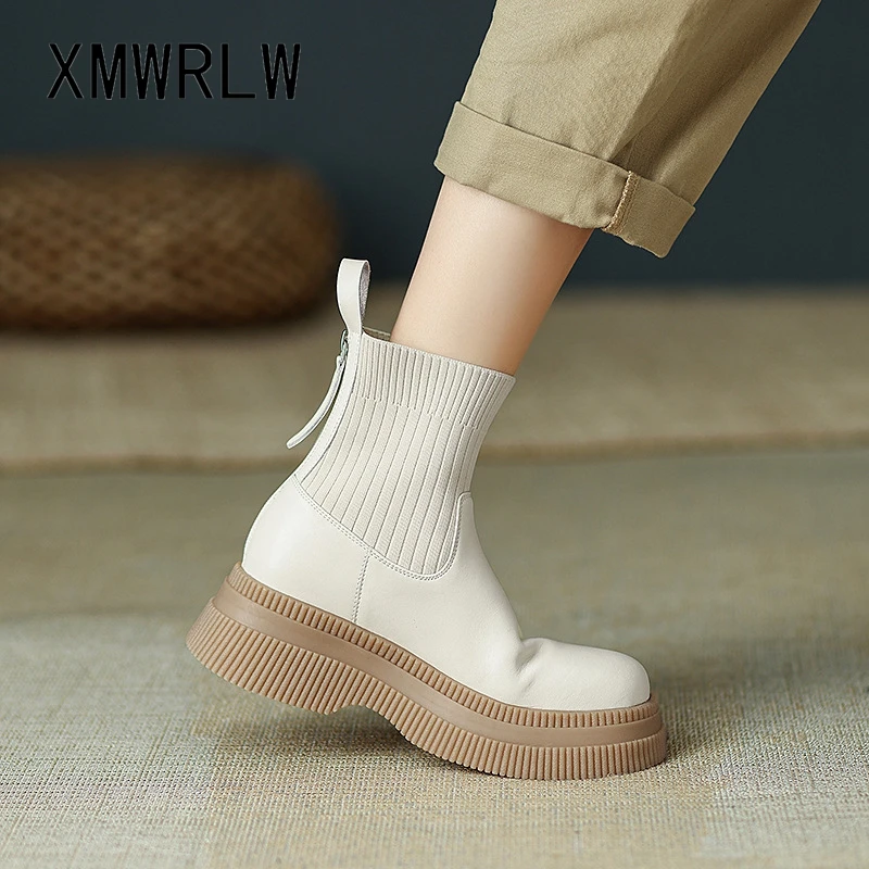 XMWRLW Women's Sock Boots 2022 Autumn Leather Boots Women Ankle Boot High Heels Ladies Sock Boot Rubber Sole Woman Autumn Shoes
XMWRLW Women's Sock Boots 2022 Autumn Leather Boots Women Ankle Boot High Heels Ladies Sock Boot Rubber Sole Woman Autumn Shoes