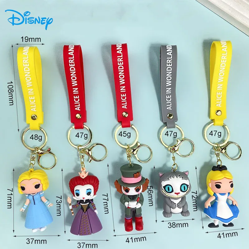 Disney Toys Cartoon Anime Alice In Wonderland Keychain Car Key Chain Pvc Keyring Pendant Bag Phone Ornament Jewelry Kids Gifts
Disney Toys Cartoon Anime Alice In Wonderland Keychain Car Key Chain Pvc Keyring Pendant Bag Phone Ornament Jewelry Kids Gifts