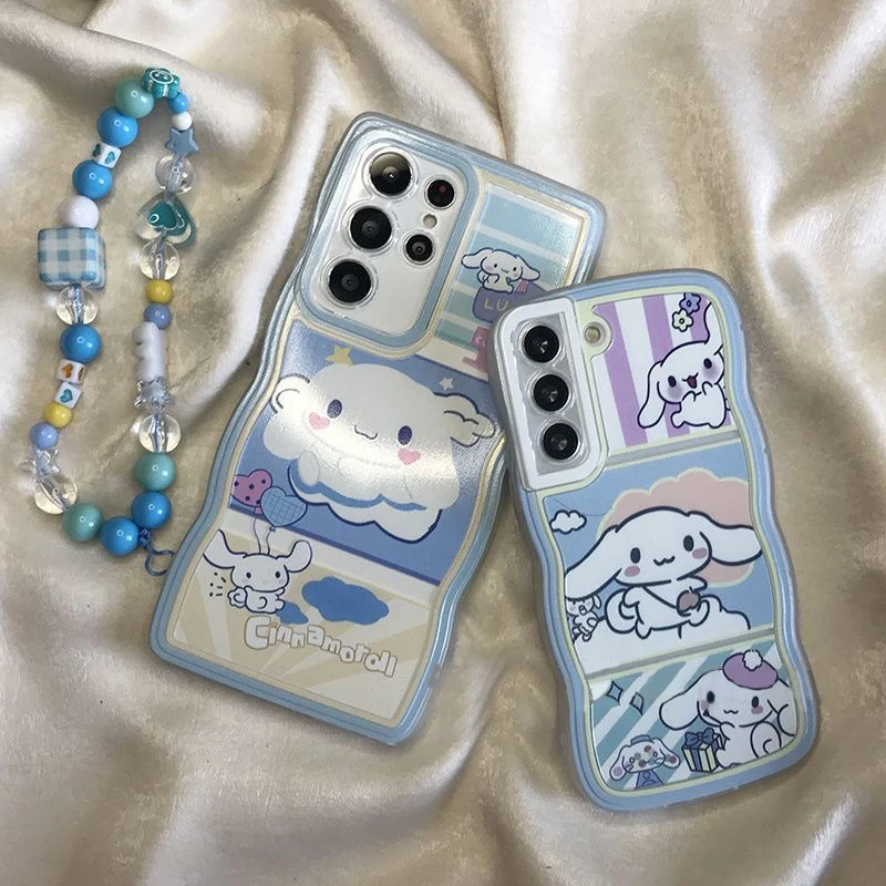 Cartoon Sanrio Cinnamoroll With Lanyard Phone Case For Samsung Galaxy S22 S21 FE Plus S22Ultra A52 A53 5G Anti-drop Back Cover
Cartoon Sanrio Cinnamoroll With Lanyard Phone Case For Samsung Galaxy S22 S21 FE Plus S22Ultra A52 A53 5G Anti-drop Back Cover