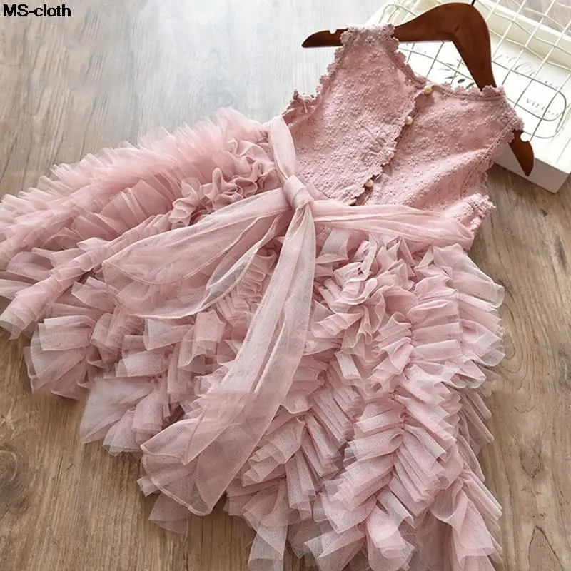 Summer Kids Dresses For Girls Tutu Fluffy Cake Smash Dress Elegant Princess Party Wedding Dress Girl Birthday Clothing 3 8Y
Summer Kids Dresses For Girls Tutu Fluffy Cake Smash Dress Elegant Princess Party Wedding Dress Girl Birthday Clothing 3 8Y