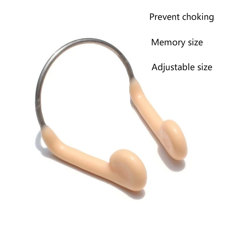 Durable No-Skid Soft Silicone Steel Wire Nose Clip for Swimming Diving Water Sports Nose Clip Skin Color Swimming Accessories
Durable No-Skid Soft Silicone Steel Wire Nose Clip for Swimming Diving Water Sports Nose Clip Skin Color Swimming Accessories