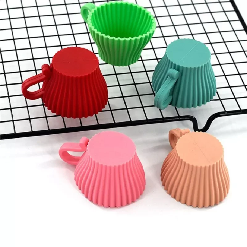 2023New Silicone Cupcake Cups Muffin Baking Cake Tea Teacup Mold Baking Cupcake Teacup Set-Oven Safe Kitchen Baking Tools
2023New Silicone Cupcake Cups Muffin Baking Cake Tea Teacup Mold Baking Cupcake Teacup Set-Oven Safe Kitchen Baking Tools