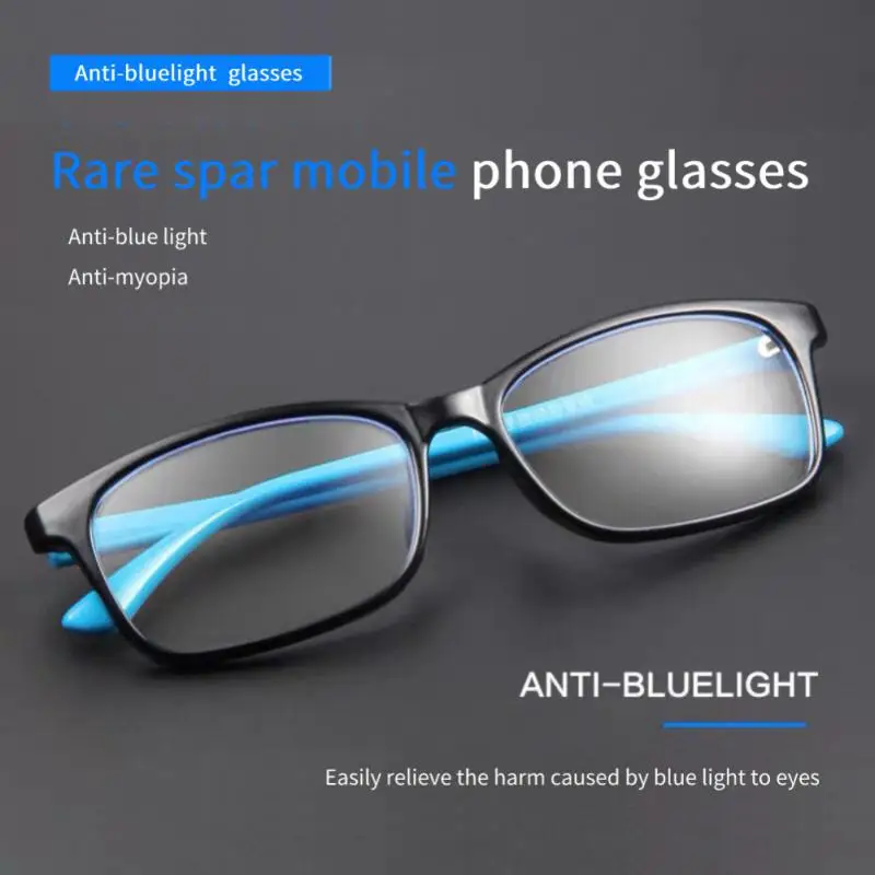 

Eyeglasses Square Anti-blue Light Blocking Glasses With 6 Rare Spar Anti-fatigue Eyewear Children Adult Computer Spectacles 2022