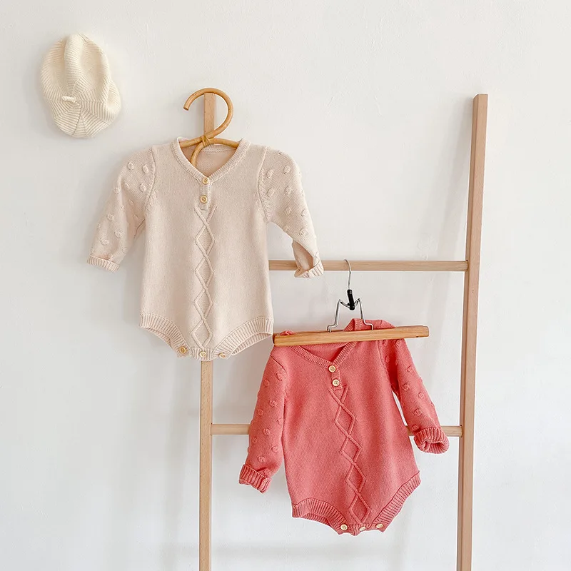 Cotton Baby Bodysuit Knitted Newborn Girl Jumpsuit Outfits Long Sleeve Autumn Infant Toddler Clothing 0-18M Tops Sweater Onesies
Cotton Baby Bodysuit Knitted Newborn Girl Jumpsuit Outfits Long Sleeve Autumn Infant Toddler Clothing 0-18M Tops Sweater Onesies