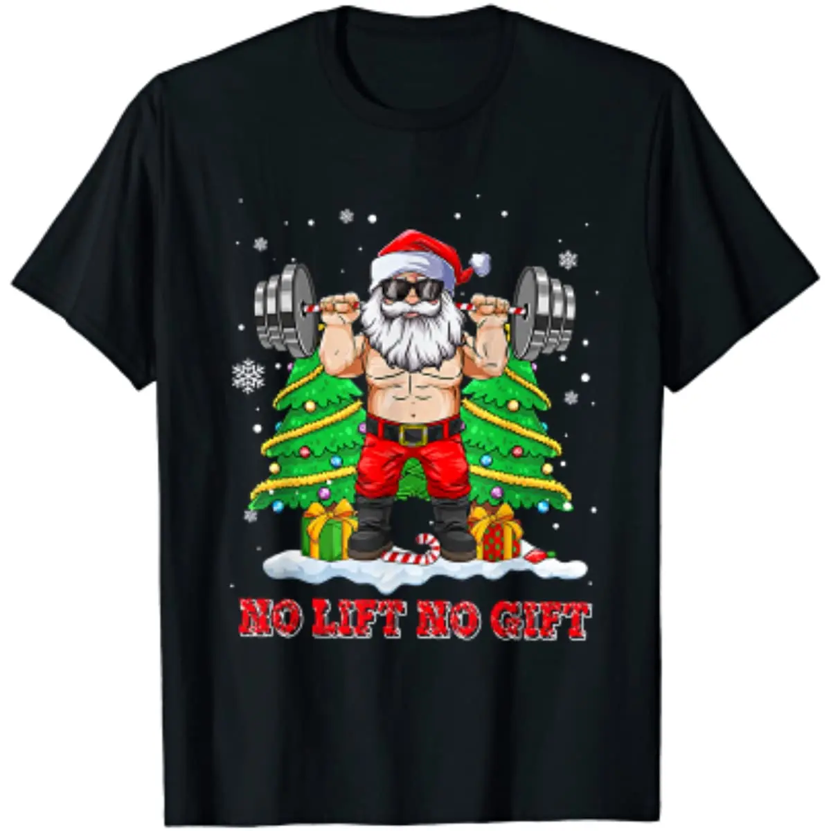 No Lift No Gift Ugly Christmas Sweater Gym Santa Funny Men T-Shirt Short Sleeve Casual Boys T-Shirts
No Lift No Gift Ugly Christmas Sweater Gym Santa Funny Men T-Shirt Short Sleeve Casual Boys T-Shirts
