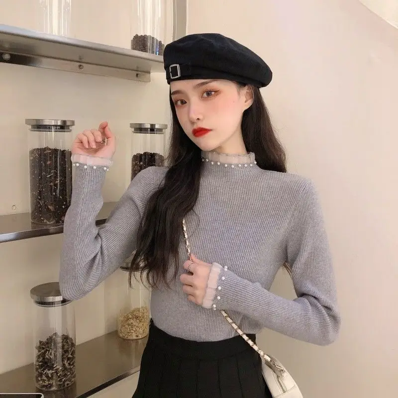 Women Autumn Half Turtleneck Sweater Knitted Soft Pullovers Jumpers Basic Sweaters for Women 2023 New Autumn Winter T139
Women Autumn Half Turtleneck Sweater Knitted Soft Pullovers Jumpers Basic Sweaters for Women 2023 New Autumn Winter T139