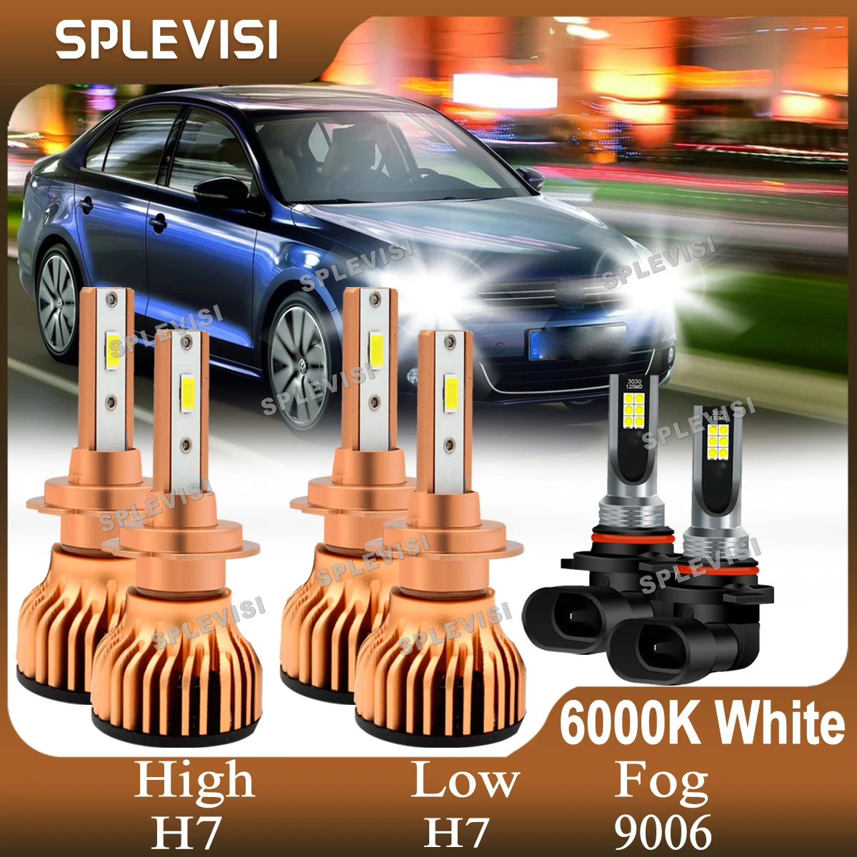 Car Led Headlight High Low Beam Foglight Clear White For Volkswagen Jetta 2007 2008 2009 2010 2011 2012 2013 2014 35000LM Bulbs
Car Led Headlight High Low Beam Foglight Clear White For Volkswagen Jetta 2007 2008 2009 2010 2011 2012 2013 2014 35000LM Bulbs