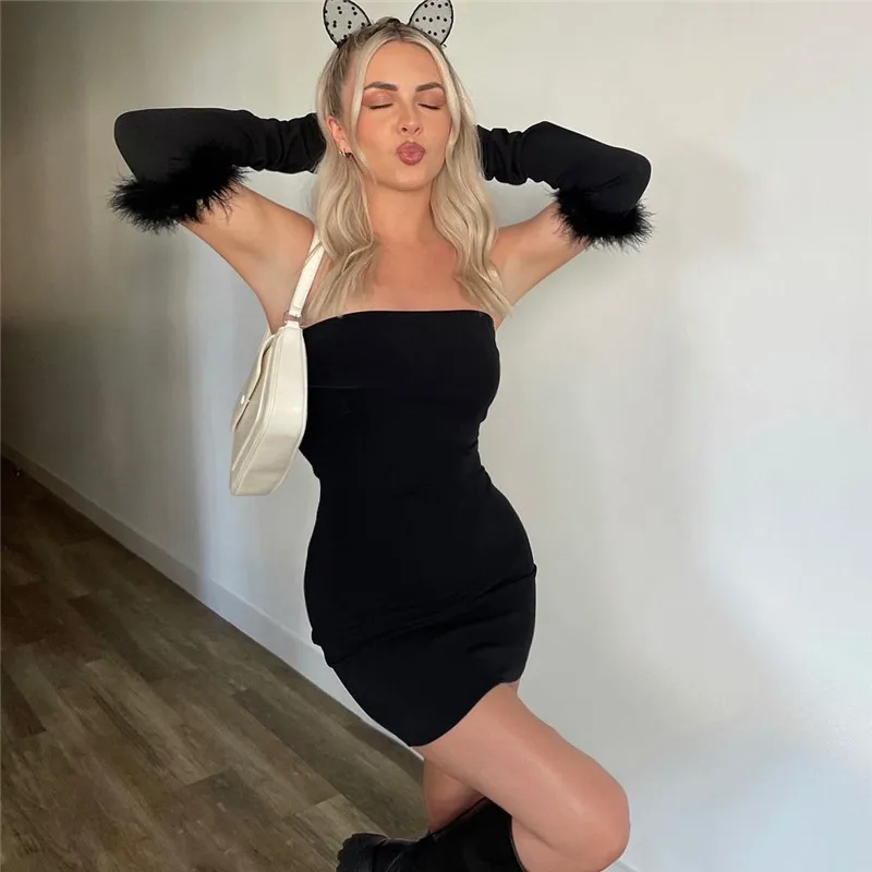 insEuropean and American Sexy Hot Girl Tube Top Dress Women's Fall/Winter Slim Plush Stitching Oversleeve Atmosphere Hip Skirt
insEuropean and American Sexy Hot Girl Tube Top Dress Women's Fall/Winter Slim Plush Stitching Oversleeve Atmosphere Hip Skirt