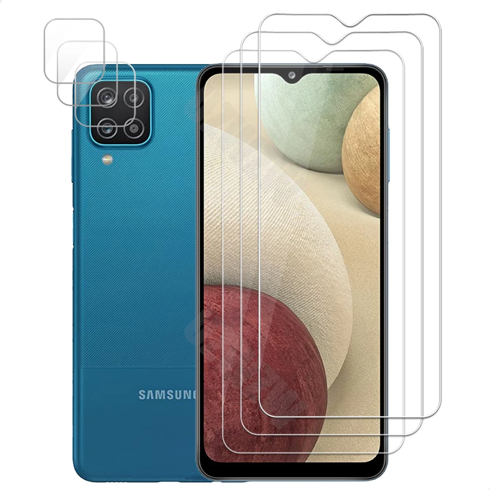 For Samsung Galaxy A12 Camera Lens Film and Tempered Glass Screen Protector Full Coverage
For Samsung Galaxy A12 Camera Lens Film and Tempered Glass Screen Protector Full Coverage