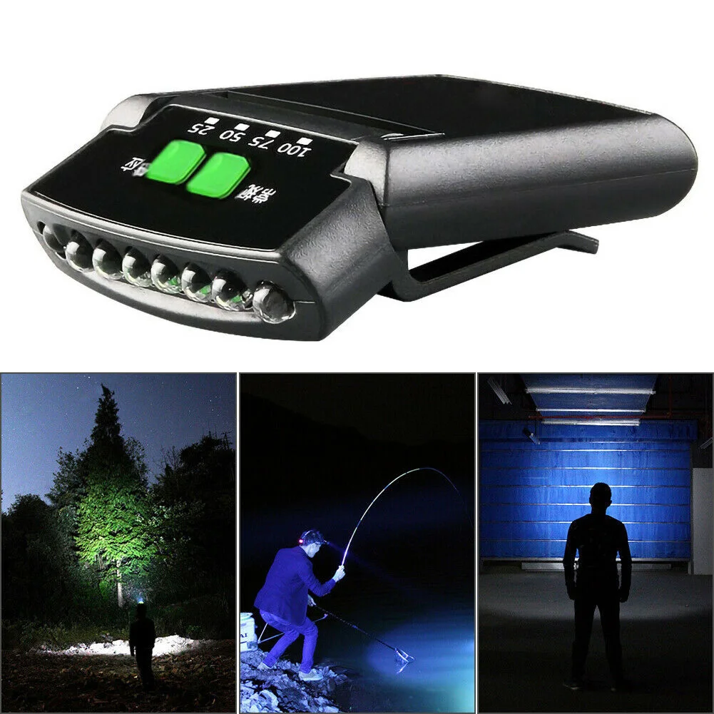 USB Rechargeable Night Fishing Cycling Clip On Hat Bright 6 Led Battery Display Waterproof Outdoor Camping Light Head Lamp
USB Rechargeable Night Fishing Cycling Clip On Hat Bright 6 Led Battery Display Waterproof Outdoor Camping Light Head Lamp