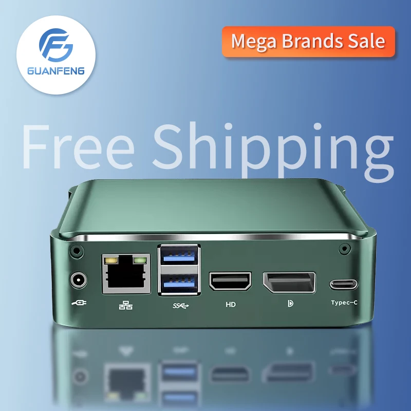 Безвентиляторный мини-ПК Pfsense BKHD Window 10 Core i7-10510U 2 * DDR4 M.2 Nuc Linux Barebone, мини-компьютер Type-C 4K 60 Гц
Безвентиляторный мини-ПК Pfsense BKHD Window 10 Core i7-10510U 2 * DDR4 M.2 Nuc Linux Barebone, мини-компьютер Type-C 4K 60 Гц
