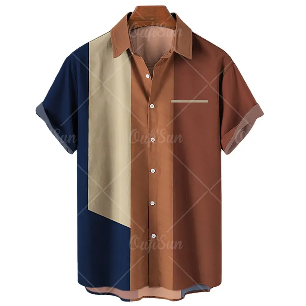 Fashion Men's Striped Casual One Button Shirts Streetwear Short Sleeve Loose Shirts Top 3D Digital Printed Blouse Plus Size 5XL
Fashion Men's Striped Casual One Button Shirts Streetwear Short Sleeve Loose Shirts Top 3D Digital Printed Blouse Plus Size 5XL