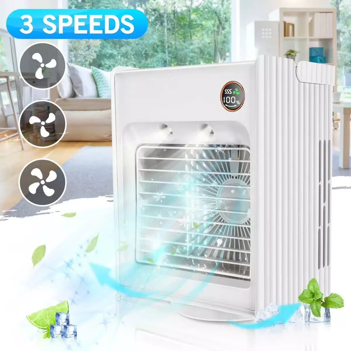 Портативный мини-вентилятор для кондиционера 120 °, Осциллирующий распылитель, настольный USB-вентилятор для охлаждения воздуха воздушный ох...
Портативный мини-вентилятор для кондиционера 120 °, Осциллирующий распылитель, настольный USB-вентилятор для охлаждения воздуха воздушный ох...