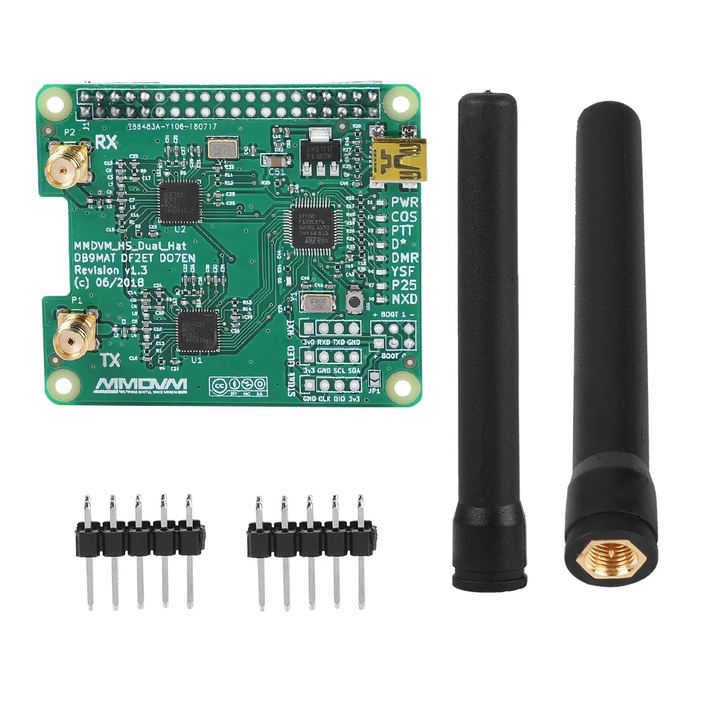 Дуплексный модуль USB MMDVM, плата с двойной антенной, комплект модулей Hotspot, детали для дуплекса DMR/P-25/D-Star
Дуплексный модуль USB MMDVM, плата с двойной антенной, комплект модулей Hotspot, детали для дуплекса DMR/P-25/D-Star