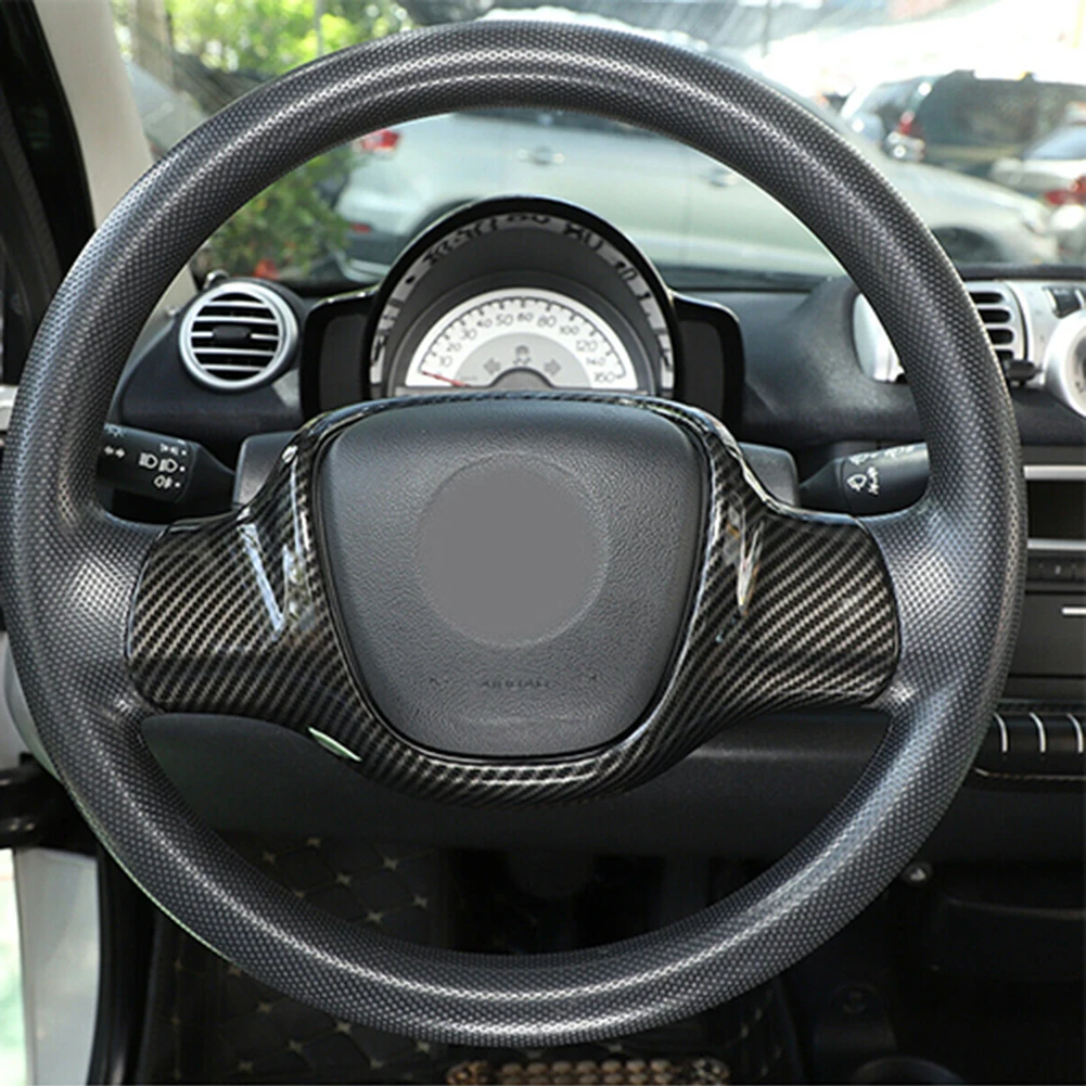 1Pcs Car Interior Steering Wheel Covers Decorative Frame Carbon Fiber Look For Benz Smart Fortwo 451 2009-2015 High Quality ABS
1Pcs Car Interior Steering Wheel Covers Decorative Frame Carbon Fiber Look For Benz Smart Fortwo 451 2009-2015 High Quality ABS
