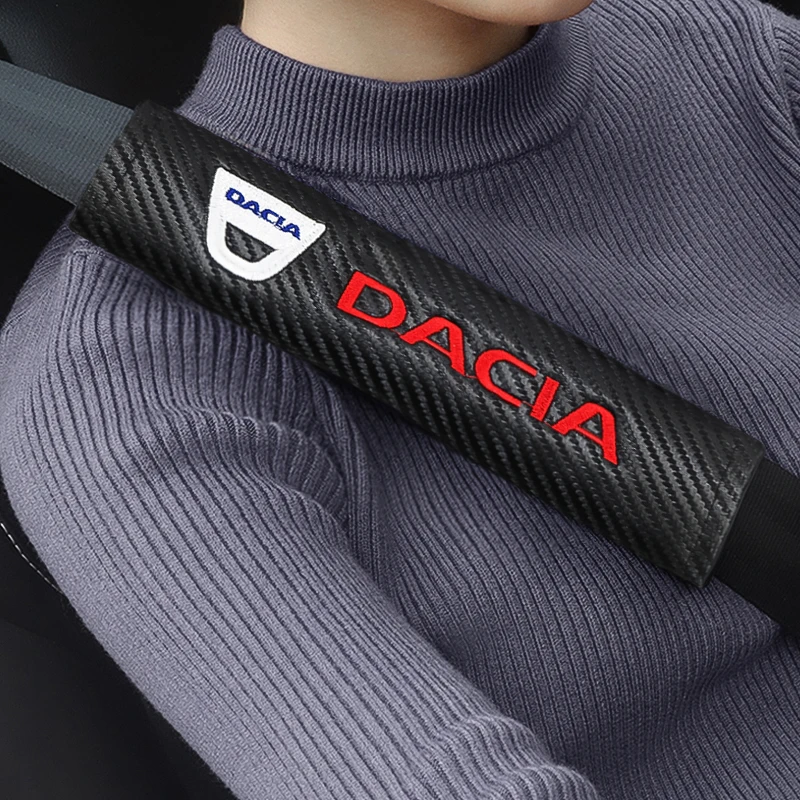 Car Logo Seat Belt Shoulder Pad Carbon Fiber Protect Cushion Guard For Dacia Duster Logan Sandero Lodgy Dokker Stepway 2 Solenza
Car Logo Seat Belt Shoulder Pad Carbon Fiber Protect Cushion Guard For Dacia Duster Logan Sandero Lodgy Dokker Stepway 2 Solenza