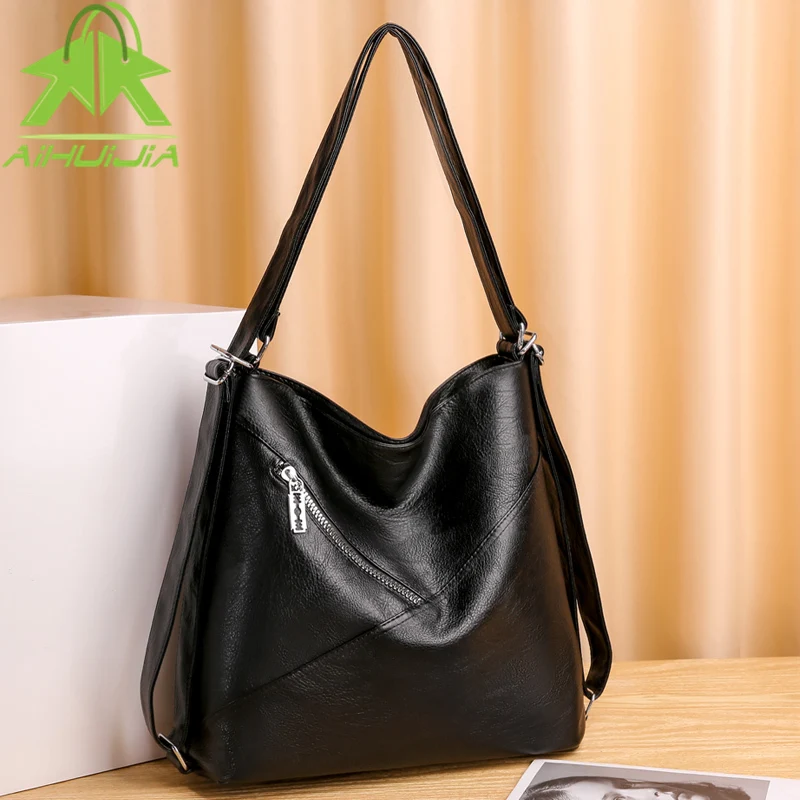Fashion High Capacity Women's Backpack High Quality Pu Leather Shoulder Crossbody Bag New Luxury Simple Travel Ladies Handbags
Fashion High Capacity Women's Backpack High Quality Pu Leather Shoulder Crossbody Bag New Luxury Simple Travel Ladies Handbags