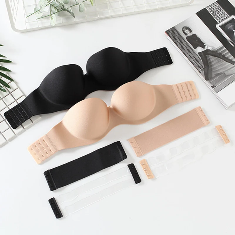 Women Intimates Invisible Push Up BH Wedding Backless Open Back Transparent Bra Thick Seamless Nubra Strapless Bralette Bra
Women Intimates Invisible Push Up BH Wedding Backless Open Back Transparent Bra Thick Seamless Nubra Strapless Bralette Bra