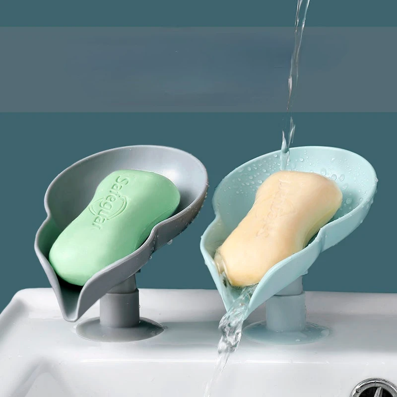 Leaf Shape Soap Box Drain Soap Holder Box Bathroom Shower Soap Holder Sponge Storage Tray Creative Sucker Water-free Storage Box
Leaf Shape Soap Box Drain Soap Holder Box Bathroom Shower Soap Holder Sponge Storage Tray Creative Sucker Water-free Storage Box