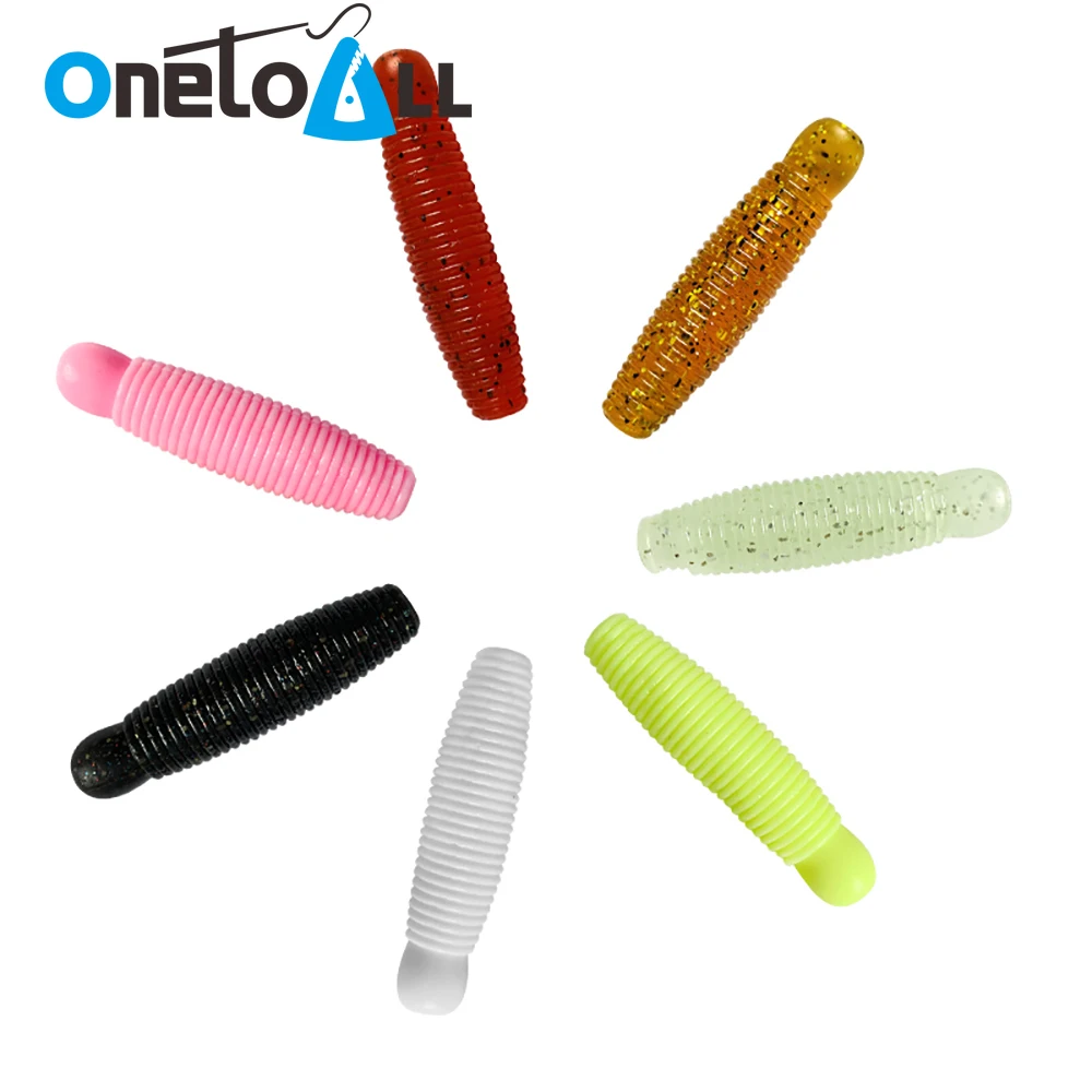 OnetoAll 10pcs Soft Worm Lure Artificial Bait Grub Silicone Carp Bass For Fresh Seawater Shrimp Fishing Equipment Accessories
OnetoAll 10pcs Soft Worm Lure Artificial Bait Grub Silicone Carp Bass For Fresh Seawater Shrimp Fishing Equipment Accessories