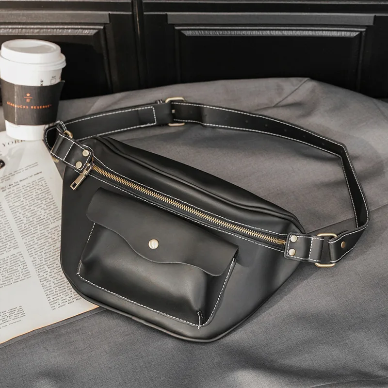 2022 New Simple Casual Chest Bag Men Phone Flap Pouch Waist Pack Brand Leather Shoulder Crossbody Bags Male Bum Bag Trendy
2022 New Simple Casual Chest Bag Men Phone Flap Pouch Waist Pack Brand Leather Shoulder Crossbody Bags Male Bum Bag Trendy