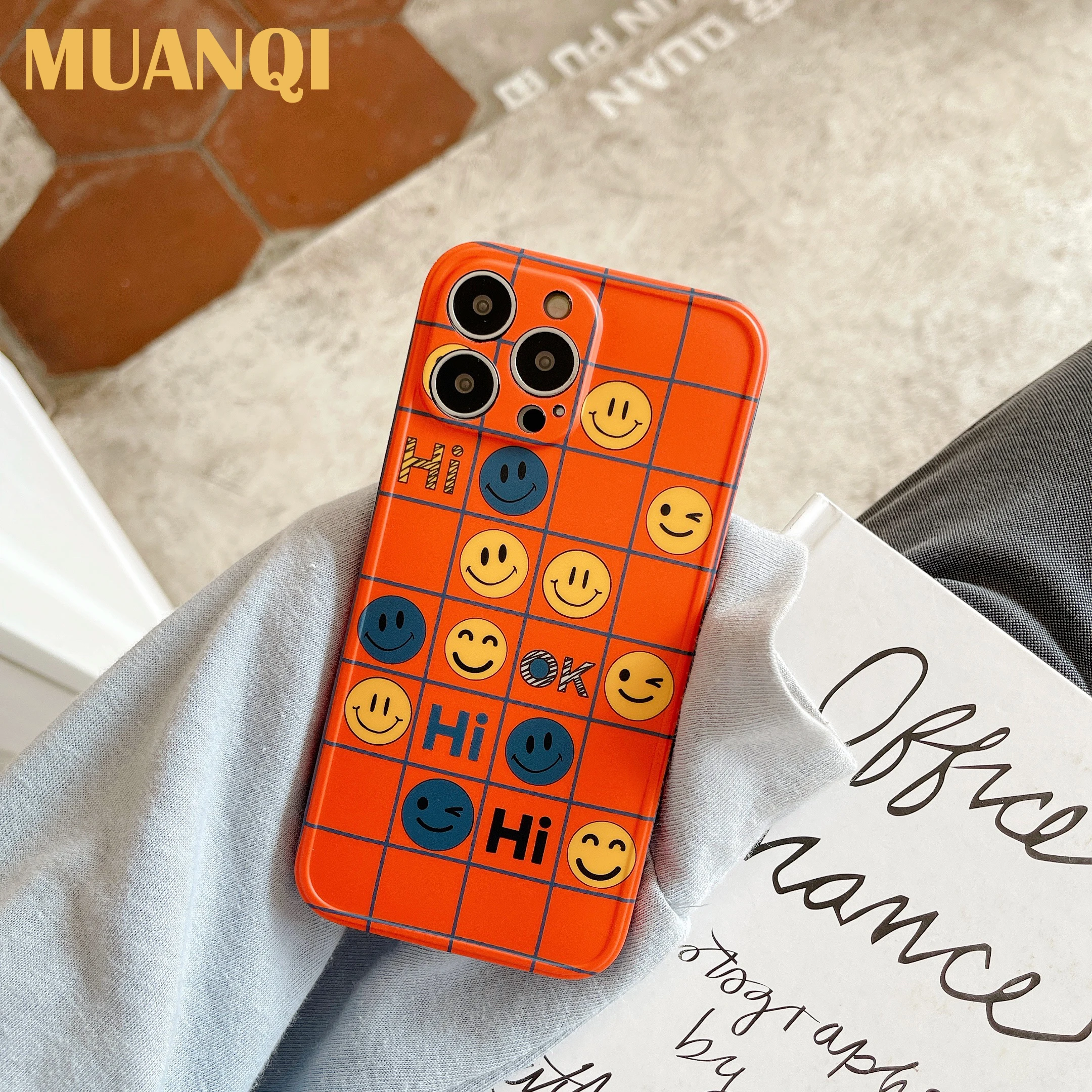 Cute Cartoon Happy Smile Phone Cases For iPhone 11 12 13 Pro Mini Max XR SE 2020 X XS 7 8 Plus Soft TPU Shockproof Vintage Cover
Cute Cartoon Happy Smile Phone Cases For iPhone 11 12 13 Pro Mini Max XR SE 2020 X XS 7 8 Plus Soft TPU Shockproof Vintage Cover