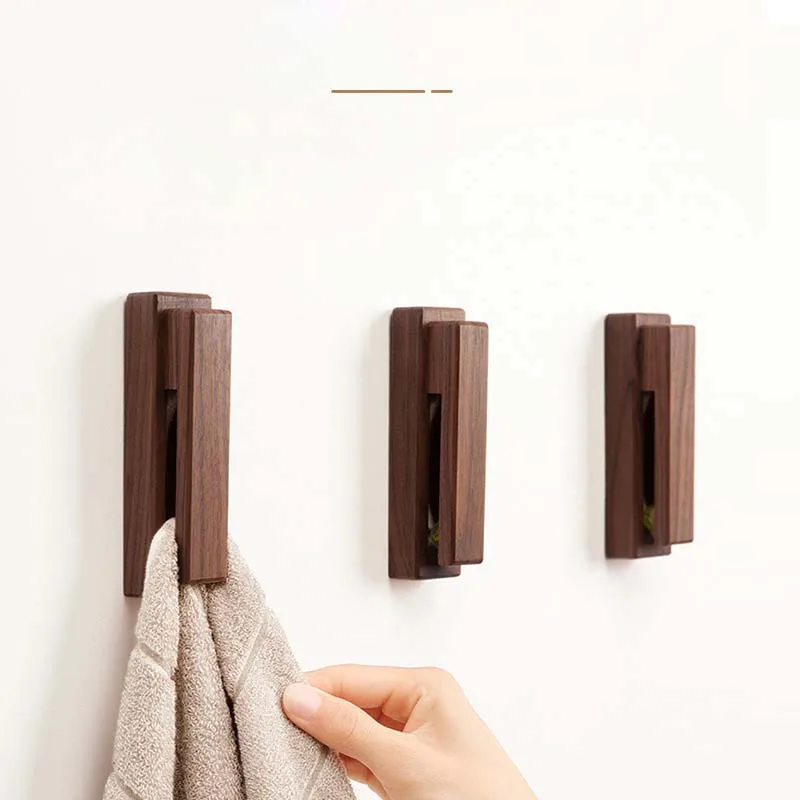 Nordic Walnut Beech Towel Hook Strong Viscose Wall Hanging Door Wooden Hook Free Punching Bathroom Home Hotel Storage Hook ZC276
Nordic Walnut Beech Towel Hook Strong Viscose Wall Hanging Door Wooden Hook Free Punching Bathroom Home Hotel Storage Hook ZC276