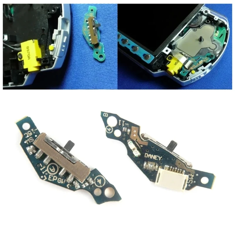 Power On Off Board Switch Unit PCB Replacement Video Games- Replacement Easy Installation Compatible for PSP3000/PSP2000
Power On Off Board Switch Unit PCB Replacement Video Games- Replacement Easy Installation Compatible for PSP3000/PSP2000