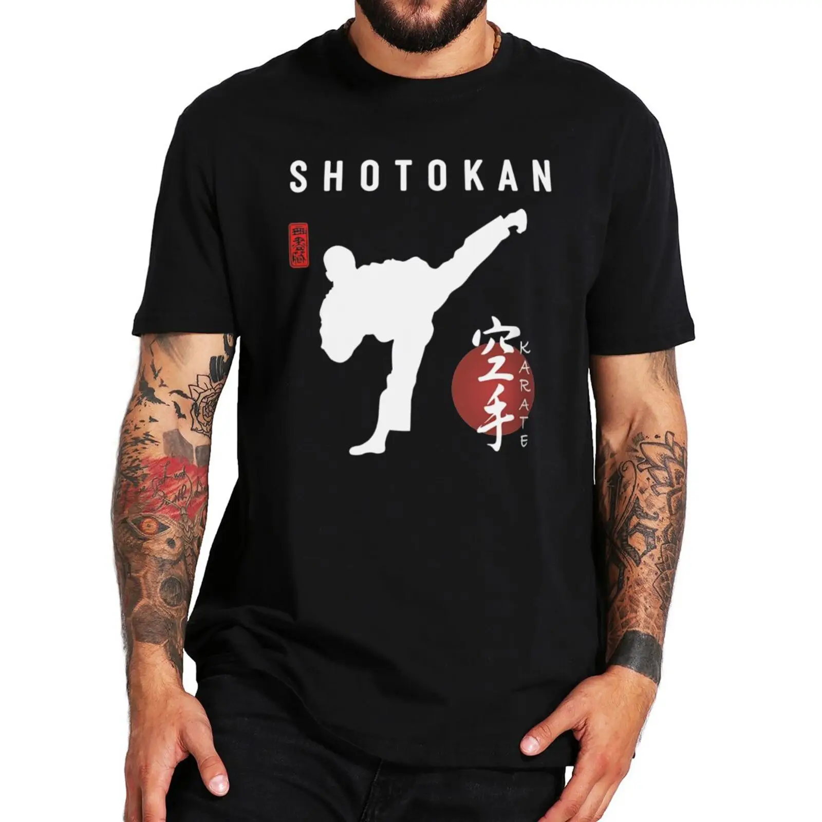 Shotokan Karate T-shirt Cool Karate Japanese Kanji Lovers Essential Men Clothing Novelty Casual 100% Cotton Soft Top EU Size
Shotokan Karate T-shirt Cool Karate Japanese Kanji Lovers Essential Men Clothing Novelty Casual 100% Cotton Soft Top EU Size