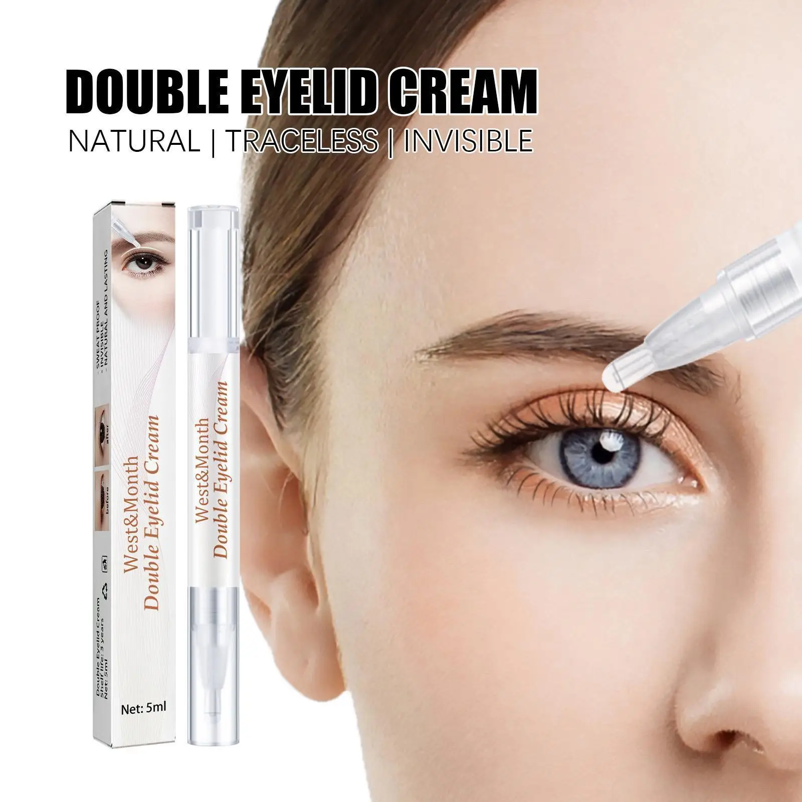 Double Eyelid Styling Shaping Cream Long-lasting Waterproof Cream Eye Dry Invisible Cream Quick Traceless Natural Eyes Big O7g9
Double Eyelid Styling Shaping Cream Long-lasting Waterproof Cream Eye Dry Invisible Cream Quick Traceless Natural Eyes Big O7g9