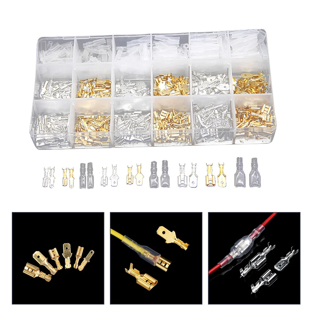 Terminal Crimp Wire Connector Lug Ends Ring Closed End Cable Copper Tubular Connectors Set Terminals Brass Non Insulated Female
Terminal Crimp Wire Connector Lug Ends Ring Closed End Cable Copper Tubular Connectors Set Terminals Brass Non Insulated Female