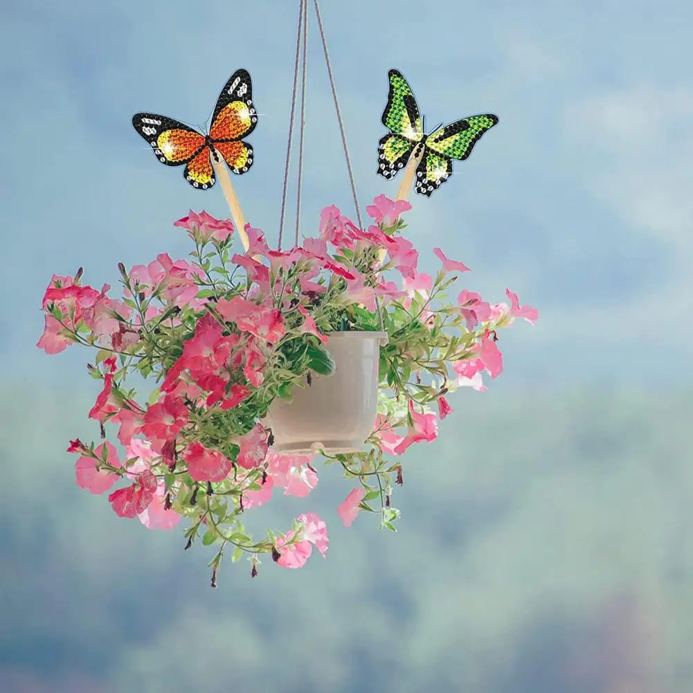 Diamond Painting Kit Long Lasting Rhinestones Planter Decor with Suction Handmade Novelty DIY Butterflies Diamond Sticker
Diamond Painting Kit Long Lasting Rhinestones Planter Decor with Suction Handmade Novelty DIY Butterflies Diamond Sticker