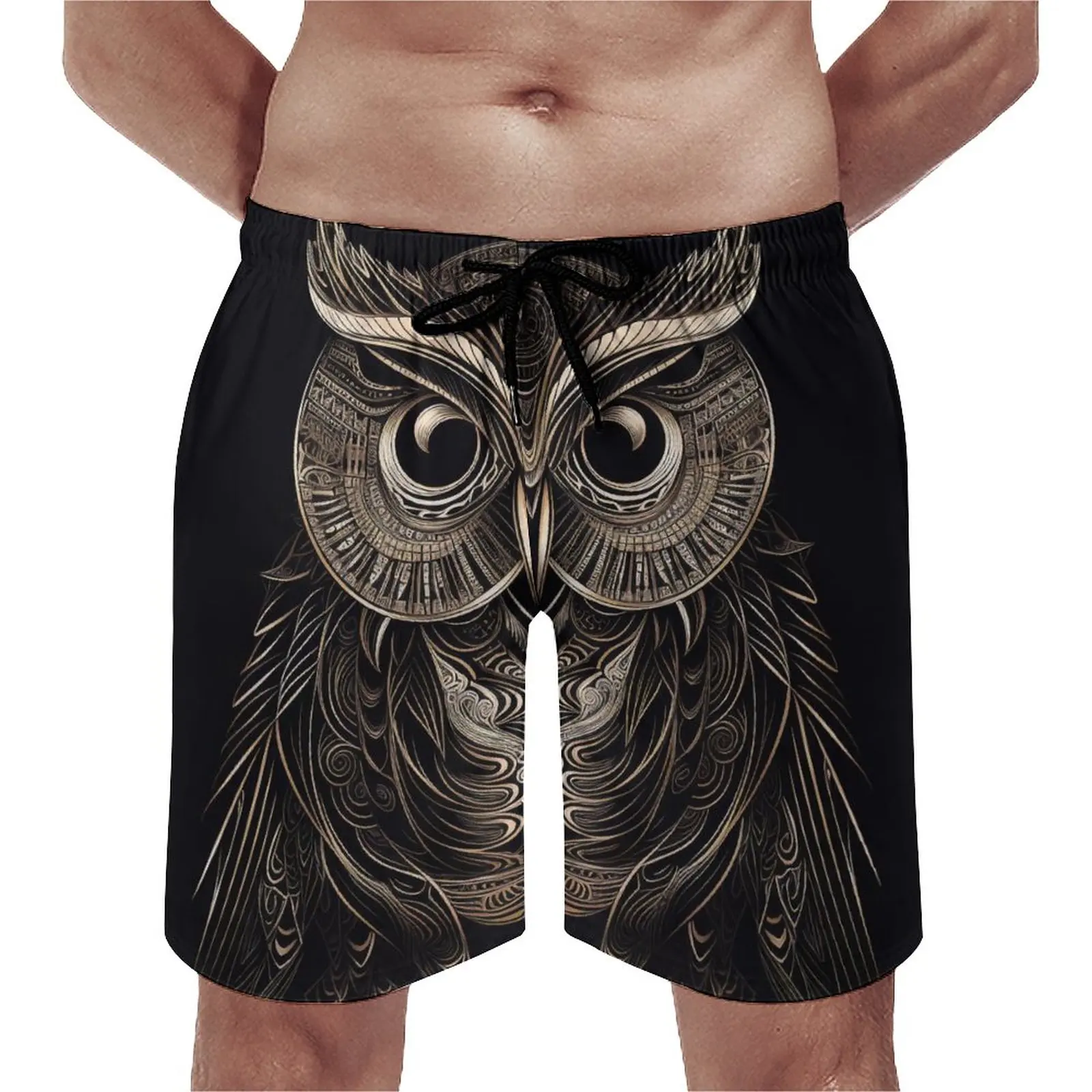 Owl Board Shorts Intricate Lines Illustration Cute Hawaii Beach Short Pants Sportswear Quick Drying Swim Trunks Birthday Present
Owl Board Shorts Intricate Lines Illustration Cute Hawaii Beach Short Pants Sportswear Quick Drying Swim Trunks Birthday Present