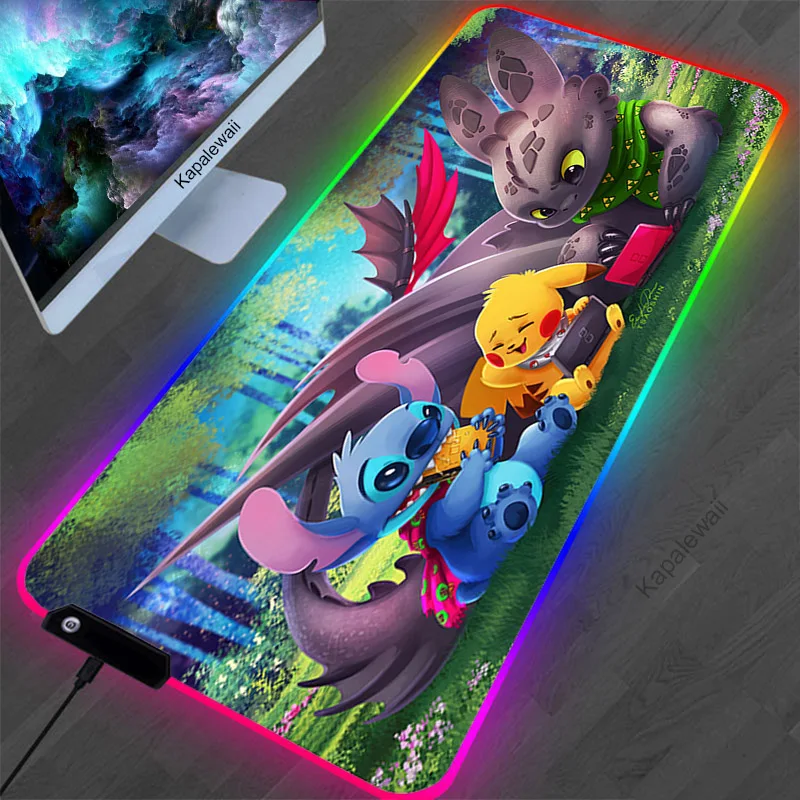 RGB Poke Mouse Pad Gaming Computer LOL Mousepad Keyboard Backlit XL XXL LED Gamer Republic of Gamers Carpet 900x400 Desk Mat Run
RGB Poke Mouse Pad Gaming Computer LOL Mousepad Keyboard Backlit XL XXL LED Gamer Republic of Gamers Carpet 900x400 Desk Mat Run