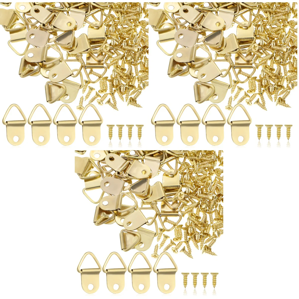 3 Sets Sturdy Professional Useful Fine Workmanship Photo Frame Hooks with Matching Screws Picture Frame Hooks with Screws
3 Sets Sturdy Professional Useful Fine Workmanship Photo Frame Hooks with Matching Screws Picture Frame Hooks with Screws