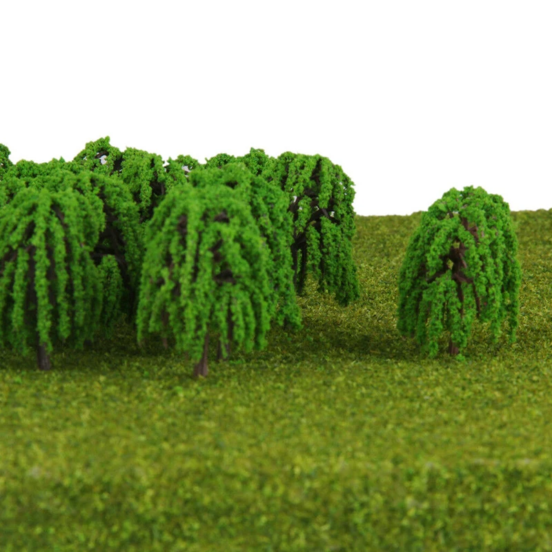 Room Home Decor Figurines 25pcs 3D Landscape Decoration Sand Table Model Willow Trees Layout Train Railway Plastic + Resin 5.5cm
Room Home Decor Figurines 25pcs 3D Landscape Decoration Sand Table Model Willow Trees Layout Train Railway Plastic + Resin 5.5cm