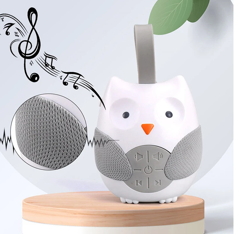 Owl Shape White Noise Machine Baby Soother with 10 Light Music Songs 2 Natural Sounds 2 Lullabies Silicone Strap for Toddlers
Owl Shape White Noise Machine Baby Soother with 10 Light Music Songs 2 Natural Sounds 2 Lullabies Silicone Strap for Toddlers