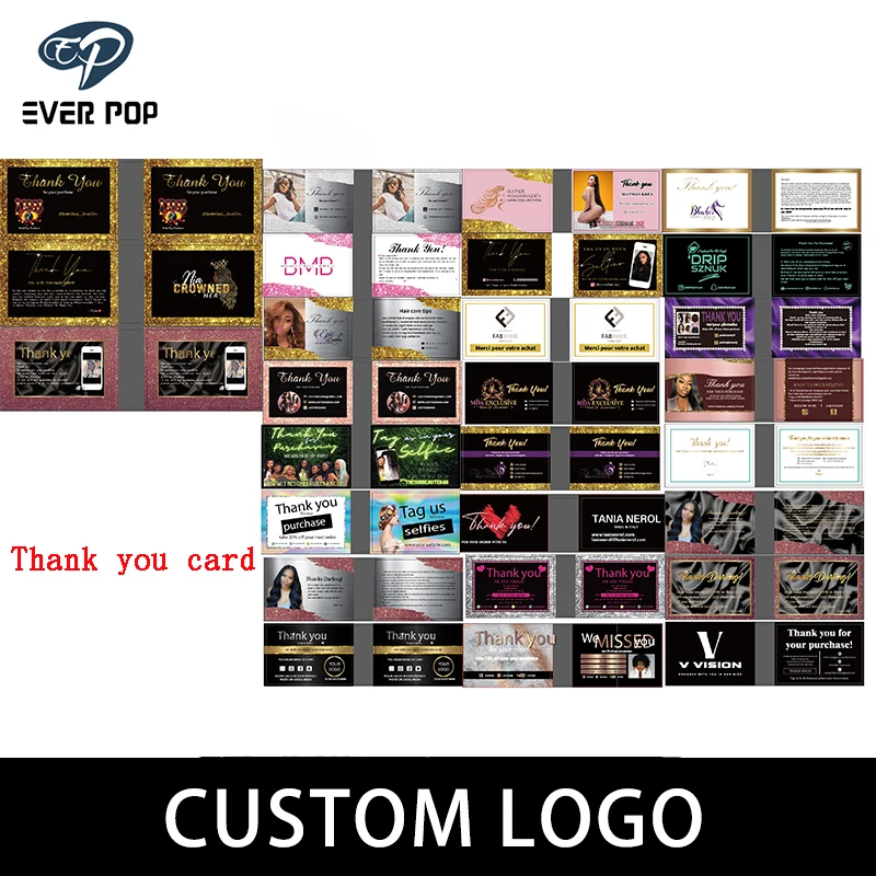 Luxury Personalized Custom Logo Thank You Card Wig Giveaway Card Hang Tag Label Sticker Collection Set
Luxury Personalized Custom Logo Thank You Card Wig Giveaway Card Hang Tag Label Sticker Collection Set