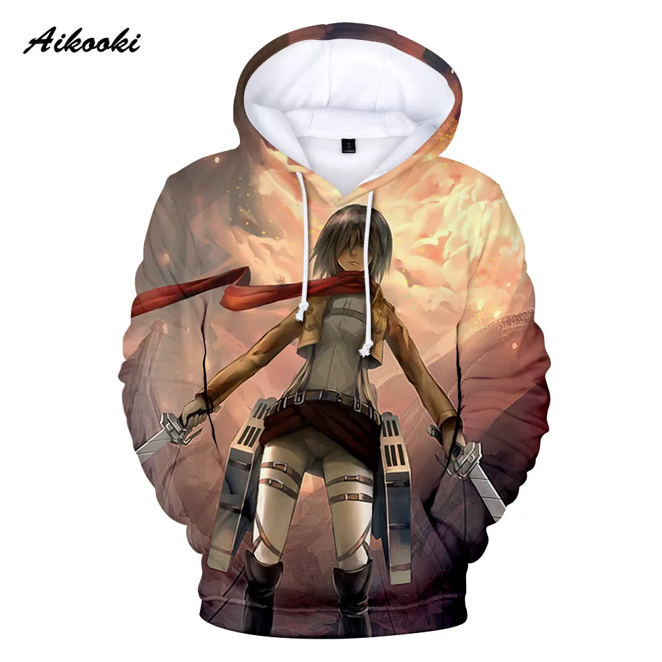 New Style Attack Giant Hoodies Sweatshirt Anime Attack On Titan Men Women Long Sleeve Hooded Casual Fashion 3d Pullovers Tops
New Style Attack Giant Hoodies Sweatshirt Anime Attack On Titan Men Women Long Sleeve Hooded Casual Fashion 3d Pullovers Tops