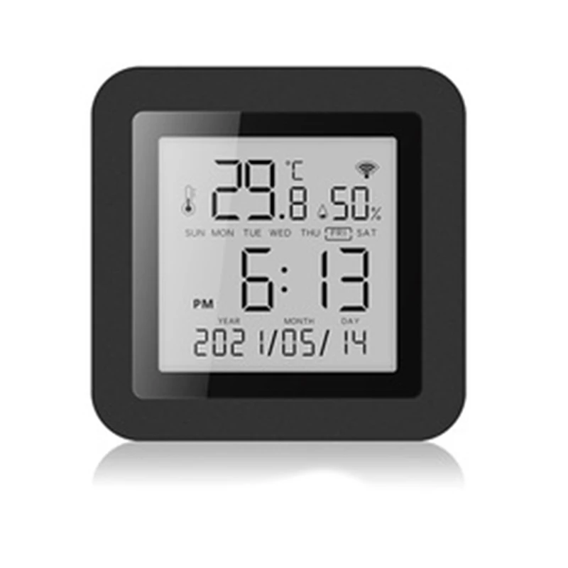 

Tuya Wifi Smart IR Withtemperature & Humidity Sensor And Date Display For Air Conditioner TV Work With Alexa,Google Home