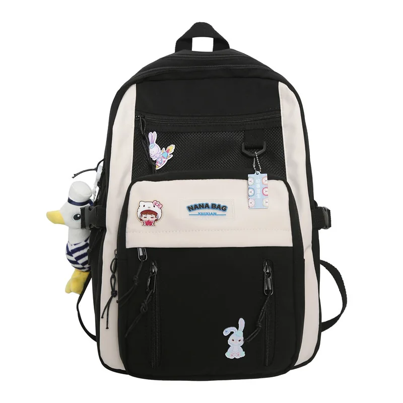 Black Women Backpacks for School Teenagers Girls Middle Student High School Bags Bookbag Female Sweet Cute Korean 2022 Casual
Black Women Backpacks for School Teenagers Girls Middle Student High School Bags Bookbag Female Sweet Cute Korean 2022 Casual