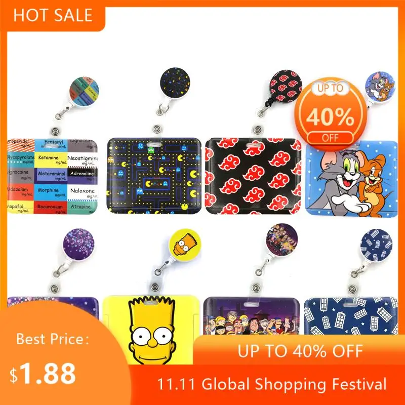 Cute Card Cover Clip Lanyards Retractable Student Nurse Badge Reel Clip Cartoon ID Card Badge Holder accessories
Cute Card Cover Clip Lanyards Retractable Student Nurse Badge Reel Clip Cartoon ID Card Badge Holder accessories