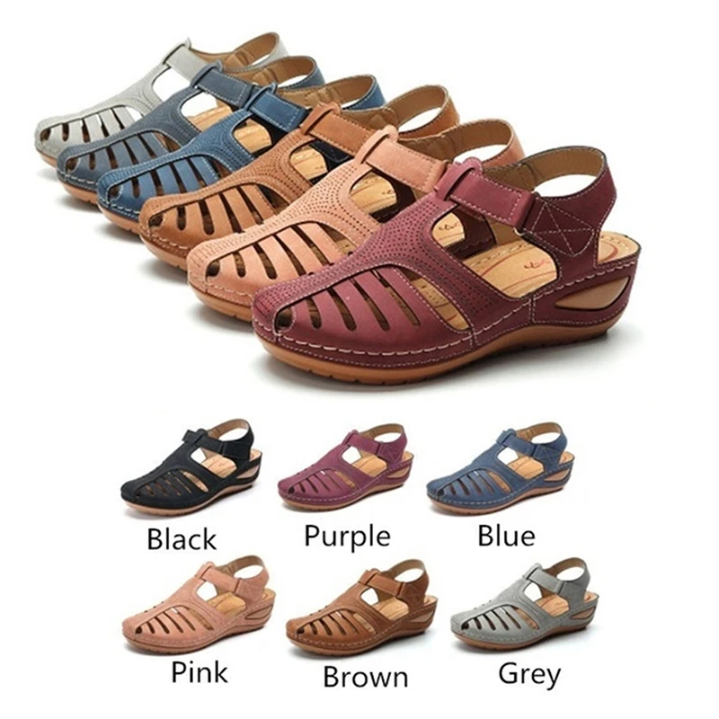 Summer Women's Sandals Shoes Ladies Comfortable Ankle Hollow Round Toe Sandals Soft Sole Shoes Fashion Sandalias
Summer Women's Sandals Shoes Ladies Comfortable Ankle Hollow Round Toe Sandals Soft Sole Shoes Fashion Sandalias