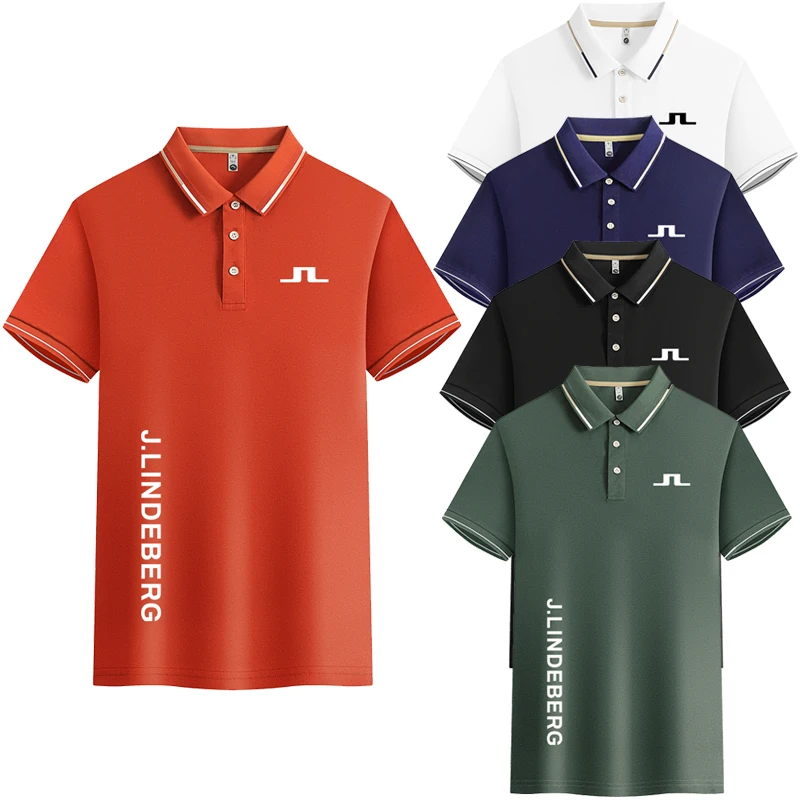 Summer Men Tops Fashion Men's Polo Shirt New Tees Turn Down Collar Slim Fit Solid Color J Lindeberg Breathable Casual Men Polos
Summer Men Tops Fashion Men's Polo Shirt New Tees Turn Down Collar Slim Fit Solid Color J Lindeberg Breathable Casual Men Polos