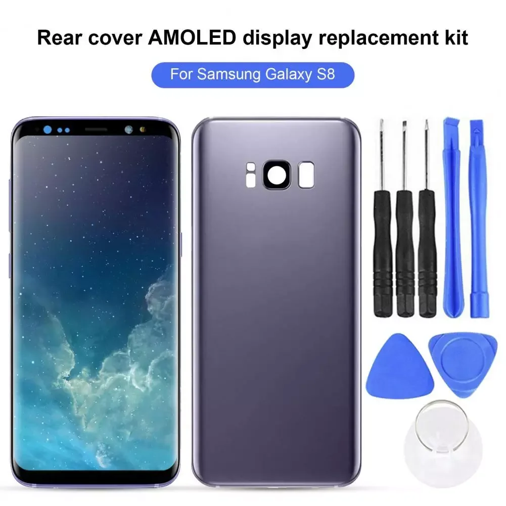 Чувствительность с задней крышкой телефона AMOLED ЖК-экран дигитайзер в сборе для Samsung Galaxy S8 G950 SM-G950F
Чувствительность с задней крышкой телефона AMOLED ЖК-экран дигитайзер в сборе для Samsung Galaxy S8 G950 SM-G950F
